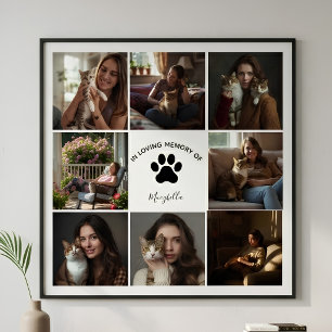 Poster Collage de compagnie personnalisé En souvenir affe