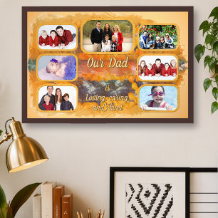 Poster Collage de famille Abstrait Coucher de soleil 0612