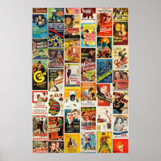 Poster Collage de films classiques