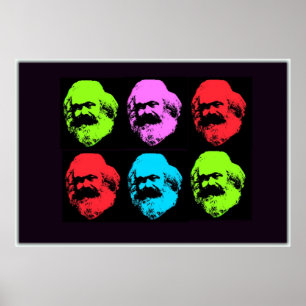 Poster Collage de Karl Marx