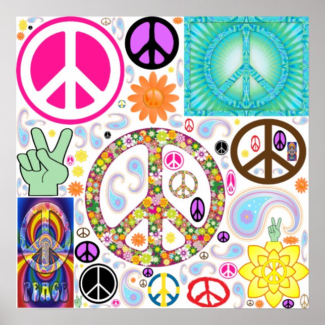 Poster Collage de la paix (Devant)