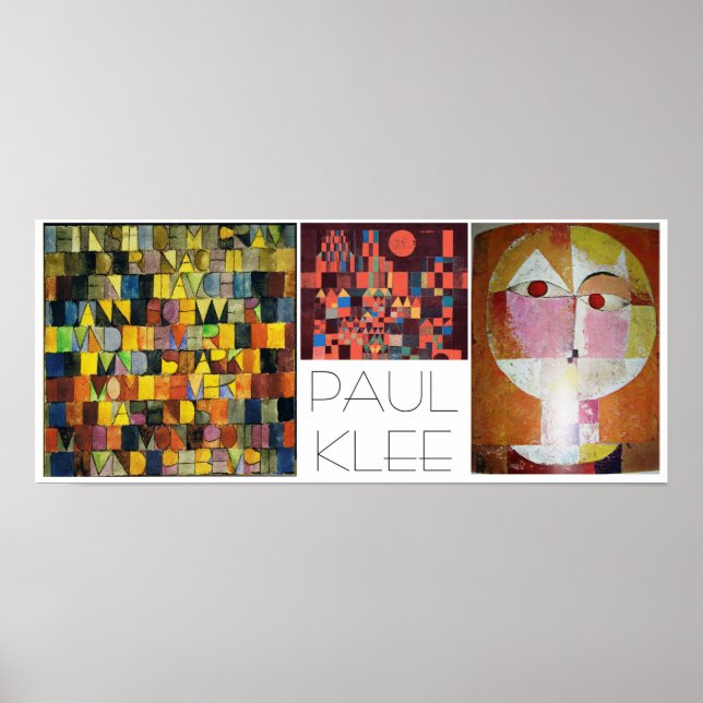 Poster Collage de l'affiche Paul Klee (Devant)