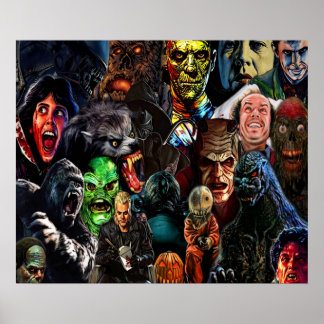 Poster Collage De L'Horreur Partie 2