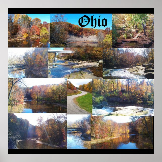 POSTER COLLAGE DE L'OHIO (Devant)