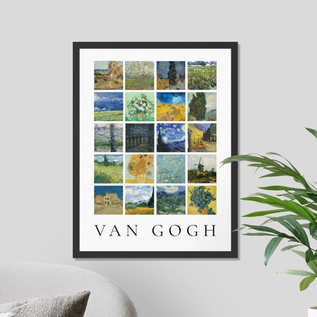 Poster Collage de peinture fine art Vincent Van Gogh (Créateur téléchargé)