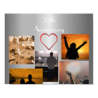 Collage De Photo Pour Le 25E Anniversaire