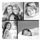 Collage de photos de famille