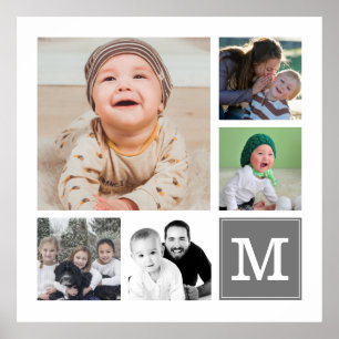 Poster Collage de photos personnalisé 5 Galerie Instagram