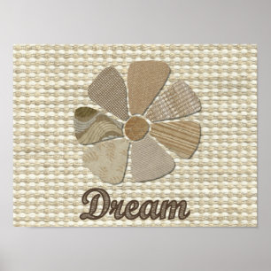 Poster Collage de rêve inspiré