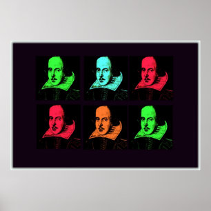 Poster Collage de William Shakespeare
