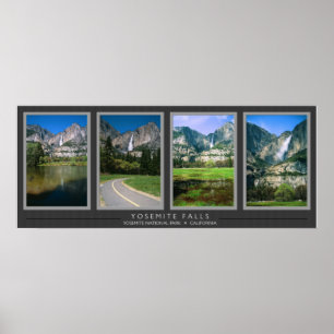 Poster Collage de Yosemite Falls