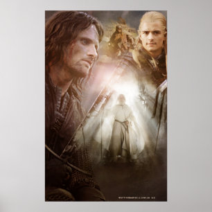 Poster Collage des caractères