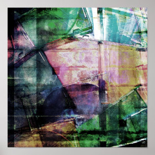 Poster Collage des Coques de CD vintages