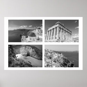Poster Collage en Grèce