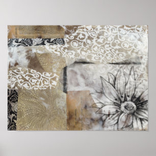 Poster Collage Fleur II