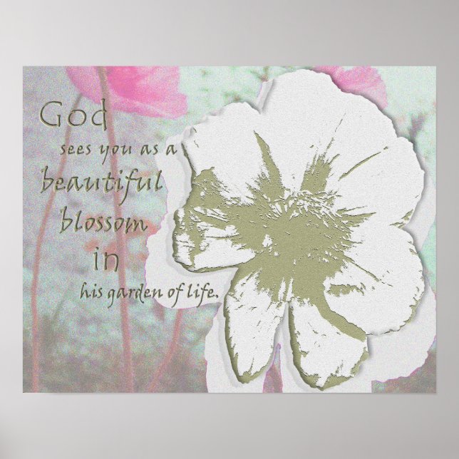 Poster Collage numérique "Garden of Life" (Devant)