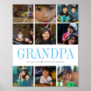 Poster Collage photo Carré Instagram moderne   9 Photos