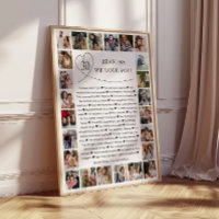 Collage photo d'anniversaire 30 raisons pour lesqu
