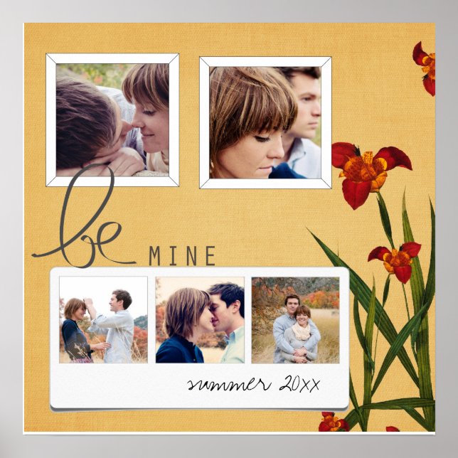 Poster collage photo des couplages instagram (Devant)