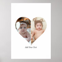 Collage photo en forme de coeur 2