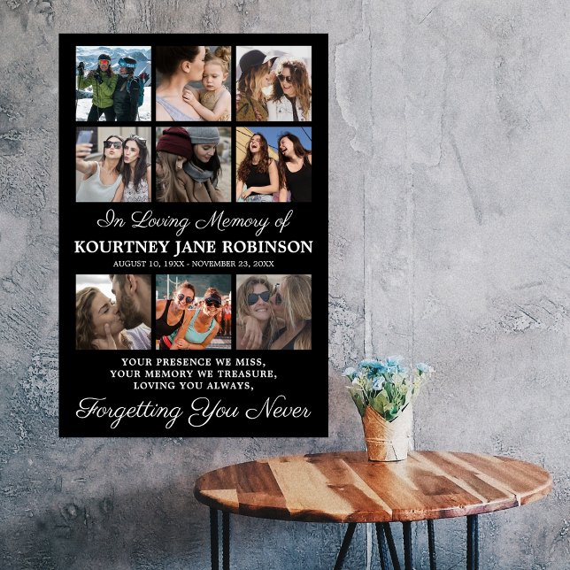 Poster Collage photo mémoriel 9 (Créateur téléchargé)