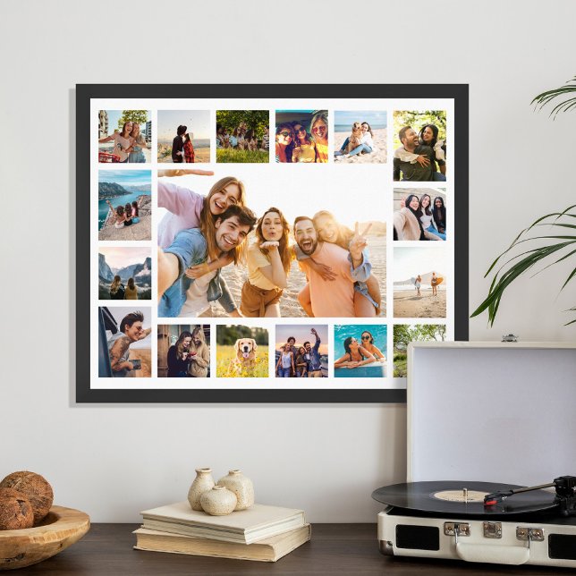 Poster Collage photo moderne simple 17 (Créateur téléchargé)