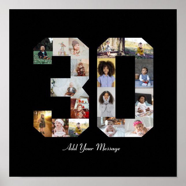 Poster Collage photo numéro 30 (Devant)