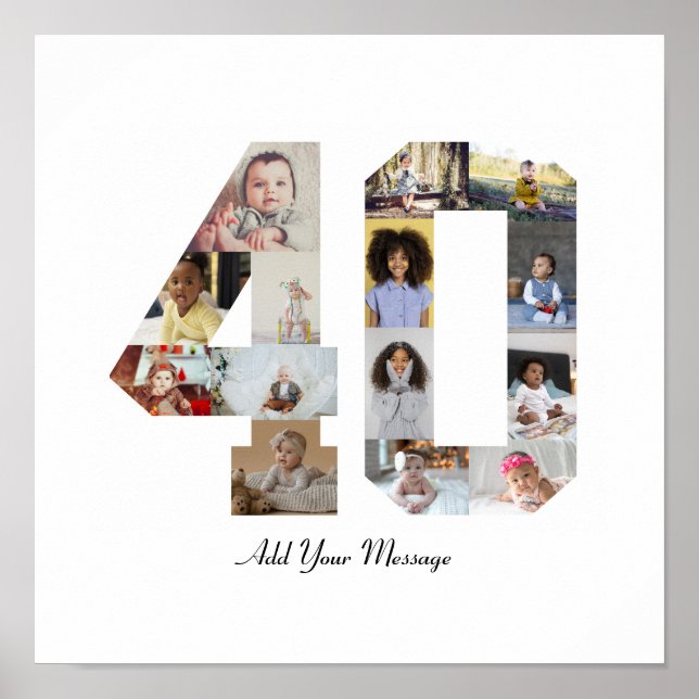 Poster Collage photo numéro 40 (Devant)