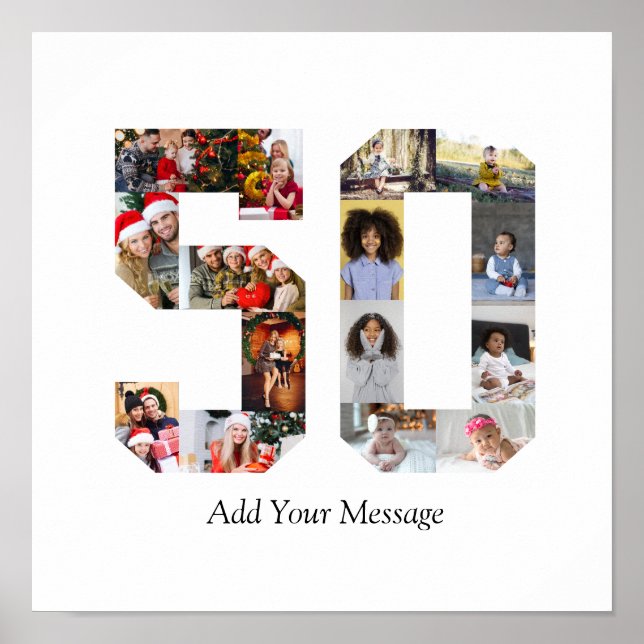 Poster Collage photo numéro 50 (Devant)