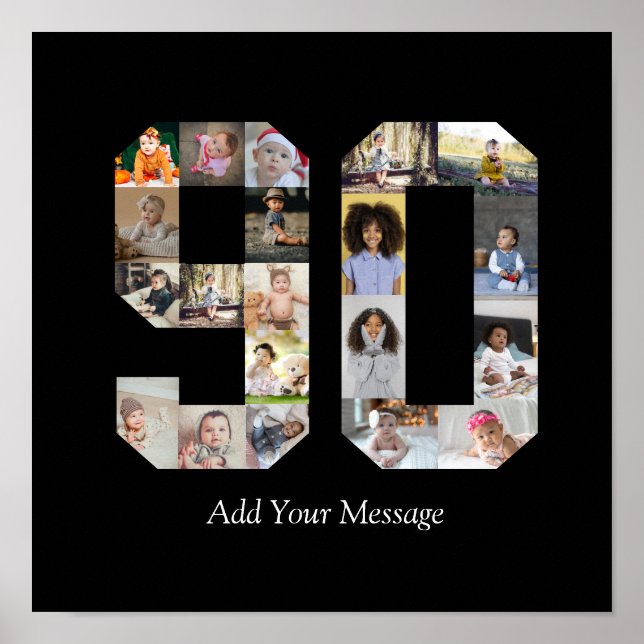 Poster Collage photo numéro 90 (Devant)