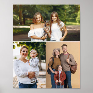 Poster Collage photo personnalisé 3