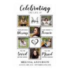 Collage photo personnalisé pour funérailles en sou