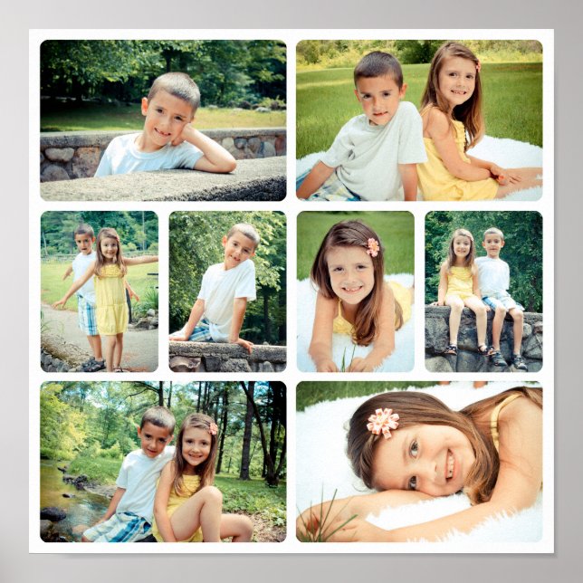 Poster Collage photo prêt (Devant)