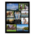 Collage photo simple 9 couleur personnalisée