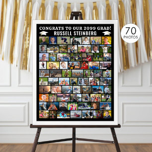 Poster Collage photo simple personnalisé pour la remise d