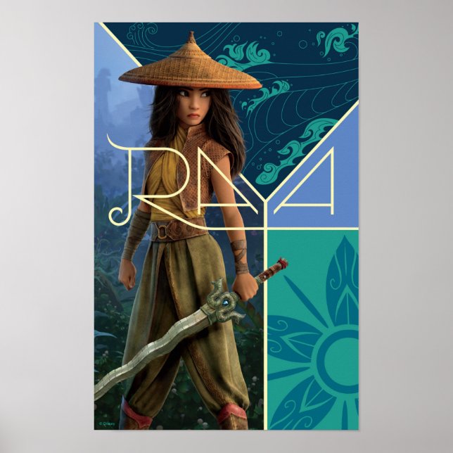 Poster Collage segmenté Raya (Devant)