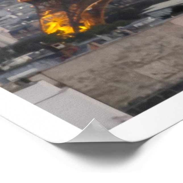 Poster Collage Tour Eiffel (Coin)