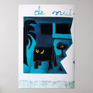 Poster Collages Bruyants Livre de l'artiste Blue Room Pos