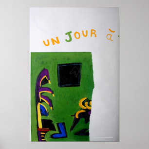 Poster Collages Bruyants Livre de l'artiste Green Room Po