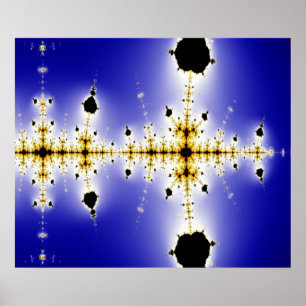 Poster Collatz Mathématique Mandelbrot Fractal