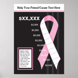 Poster Collecte de fonds pour le carbone rose
