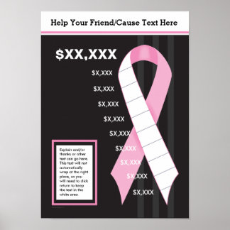 Poster Collecte de fonds pour le carbone rose
