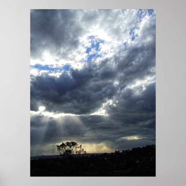 Poster Collecte de l'affiche des nuages (Devant)