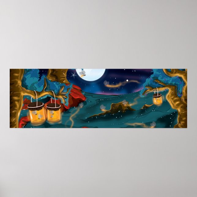 Poster Collecte de lucioles (Devant)