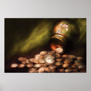 Poster Collecte de pièces - passe-temps - Treasure Quest