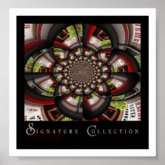 Poster Collection Barber on Bank Signature