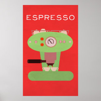 Poster Collection d'art de Barista : Espresso