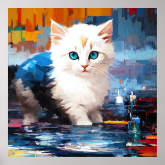 Poster Collection de chats mignons :