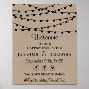 Poster Collection de Mariages Rustic Kraft