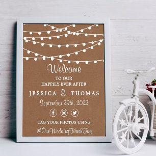 Poster Collection de Mariages Rustic Kraft